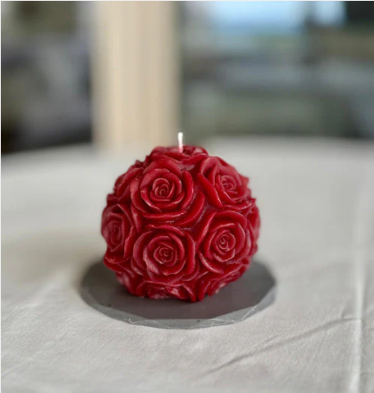 Rosenkerze in Perfektion