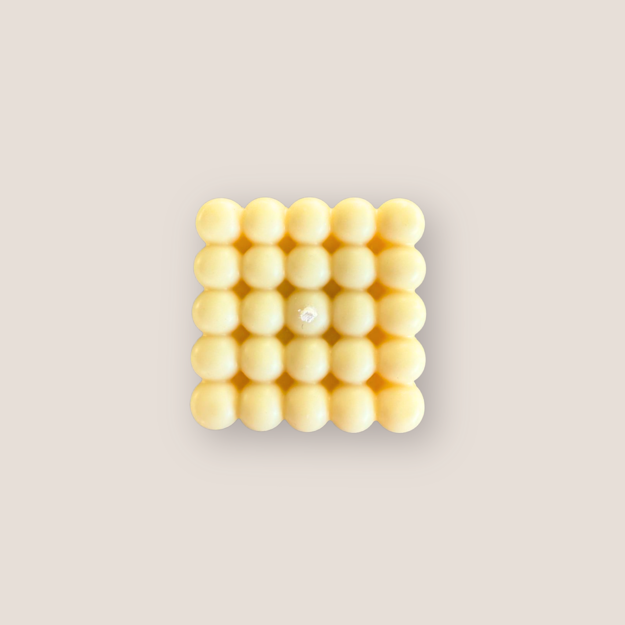 Bubblekerze Pastellgelb