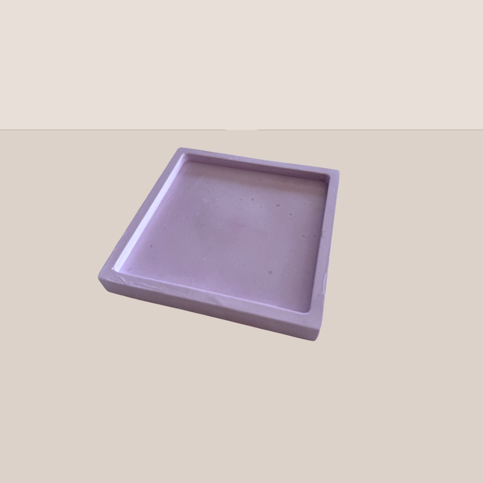 Untersetzer Bubblekerze Flieder