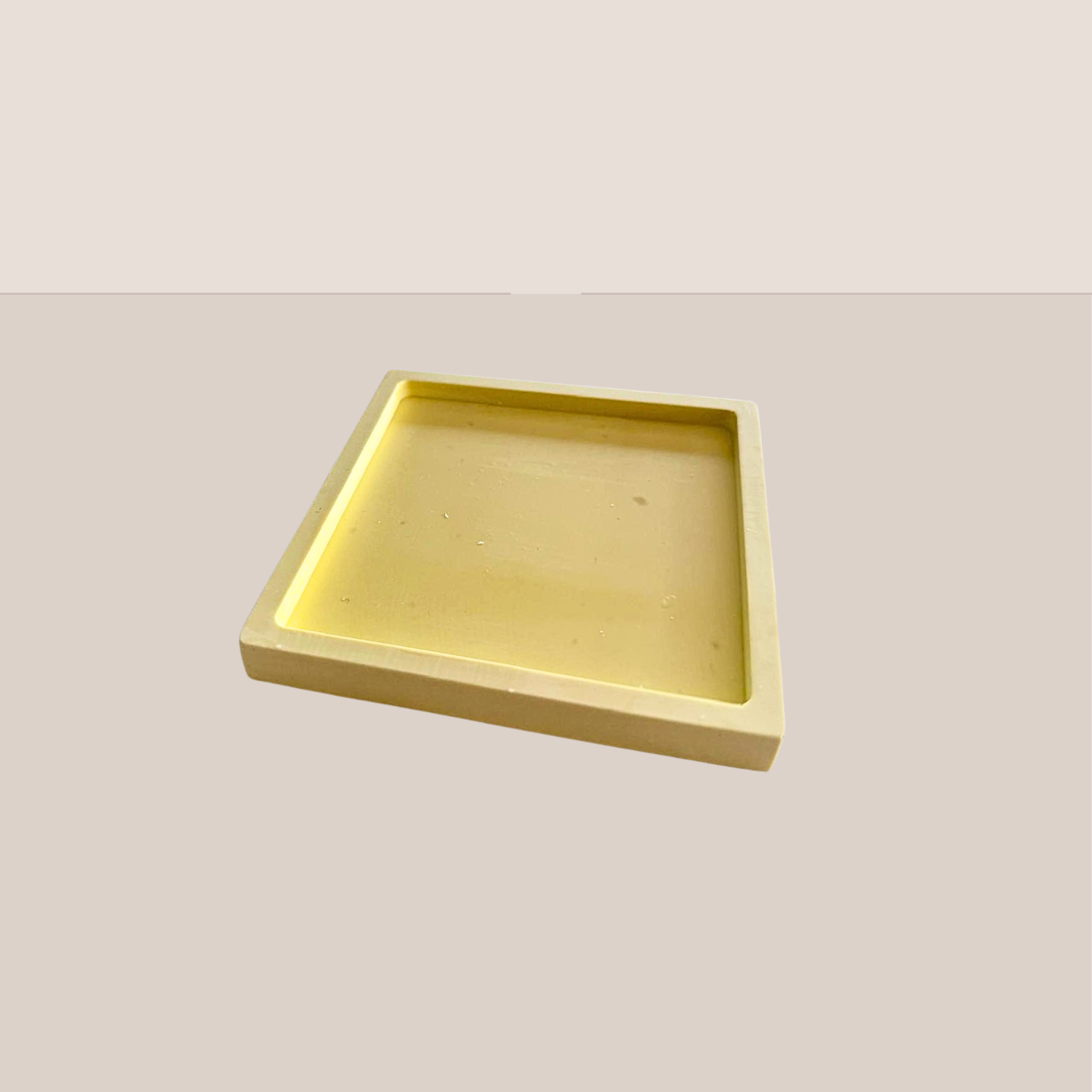 Untersetzer Bubblekerze Gelb